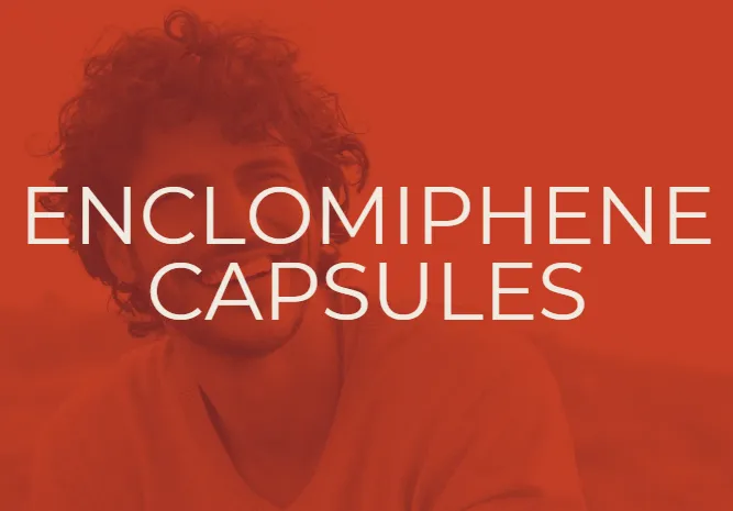 Enclomiphene capsules in Overland Park, KS – natural testosterone booster for men’s hormone health at Hormone Treatment Centers