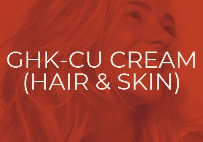 GHK-CU peptide cream for hair growth and skin rejuvenation – Hormone Treatment Centers Overland Park KS anti-aging and regenerative therapy