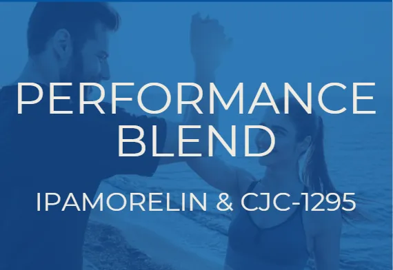 Performance Blend peptide therapy with Ipamorelin and CJC-1295 to boost growth hormone, muscle recovery, fat loss, and vitality at Hormone Treatment Centers in Overland Park, KS