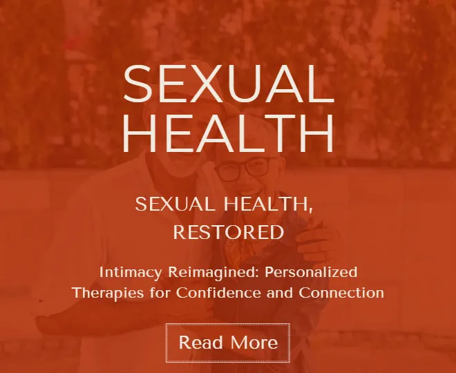 Sexual health support for men and women – intimacy reimagined through customized care