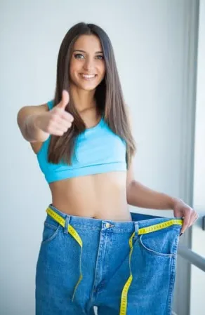 Patient showing fat loss results after Lipotropic Metabolic Enhancement Injections at Hormone Treatment Centers in Overland Park, KS.
