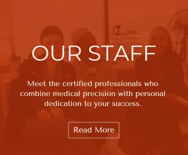 Certified medical team members at Hormone Treatment Centers of Kansas City providing personalized hormone therapy care in a professional clinic setting.