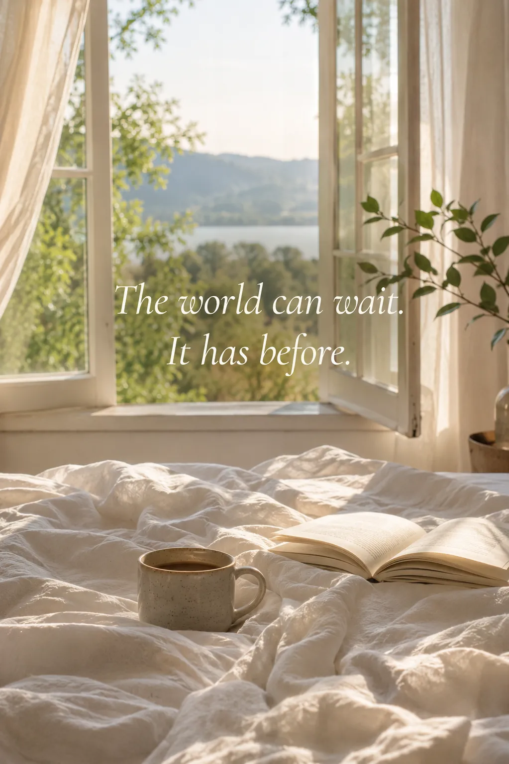 The world can wait, it has before