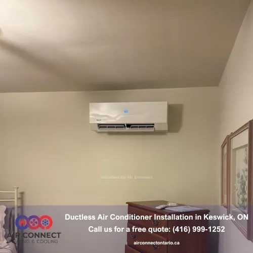 Ductless Air Conditioner Installation in Keswick, ON