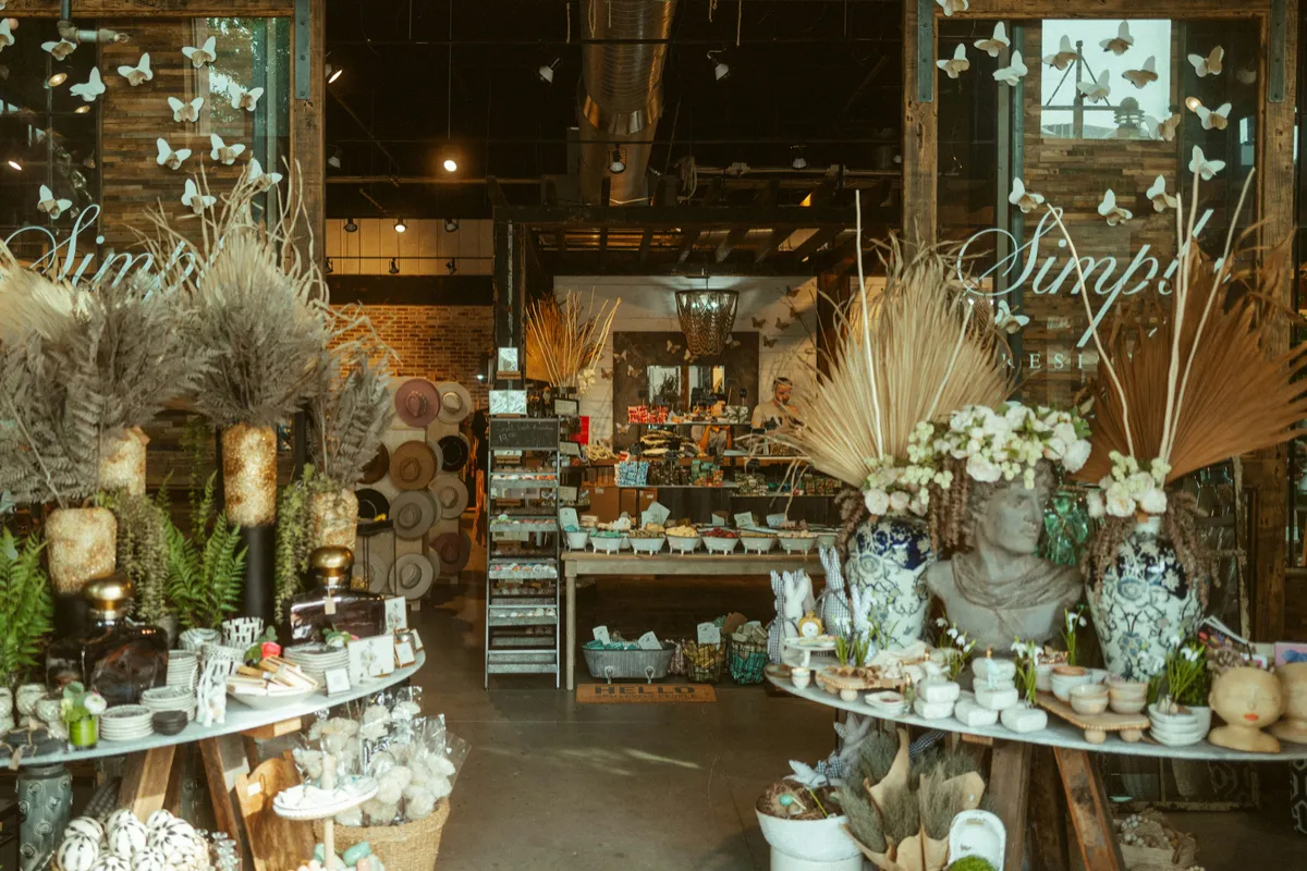 Boutique small business shop interior in Maryland