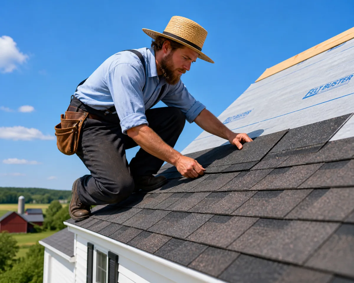 Amish Craftsmanship Produces a Better Roof
