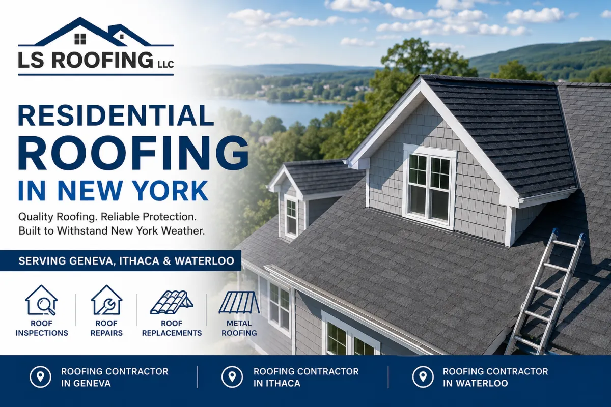 Residential roofing services in New York