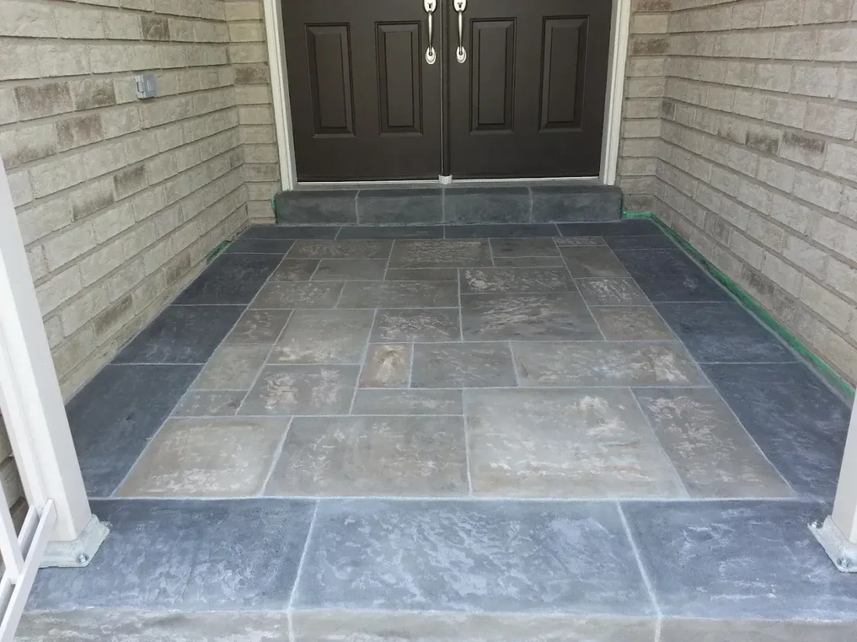Tile Finished Concrete Overlay | Over The Top Concrete