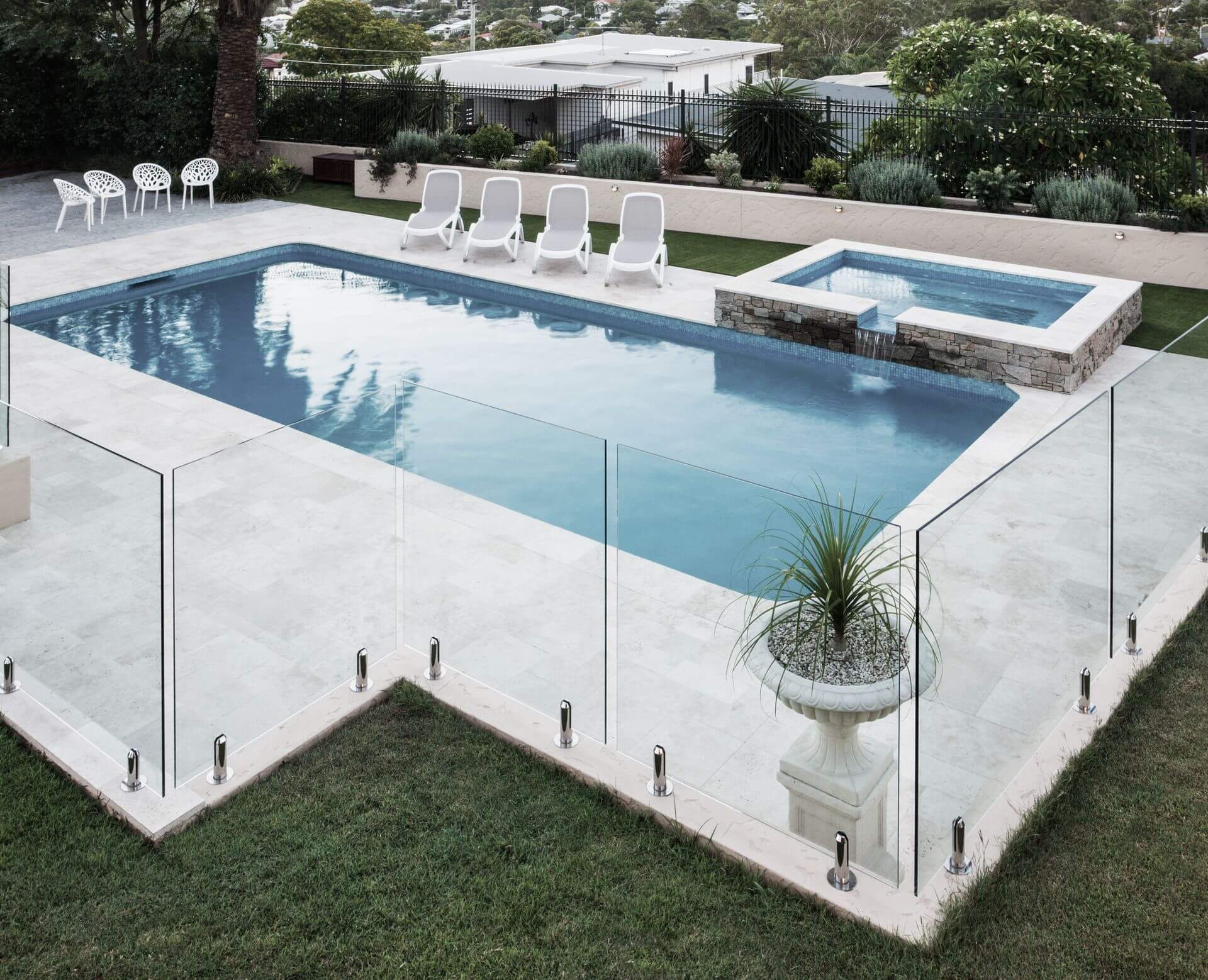 Glass pool fencing compliant with New Zealand safety standards in Auckland