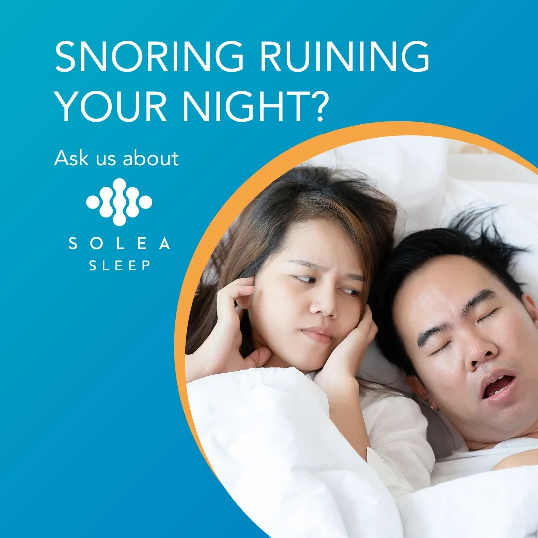 Solea Sleep laser snoring treatment at Harter Dental Ocala