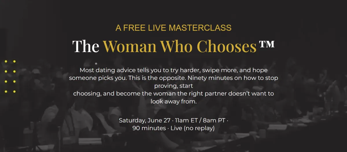 Free live class — Saturday, June 27