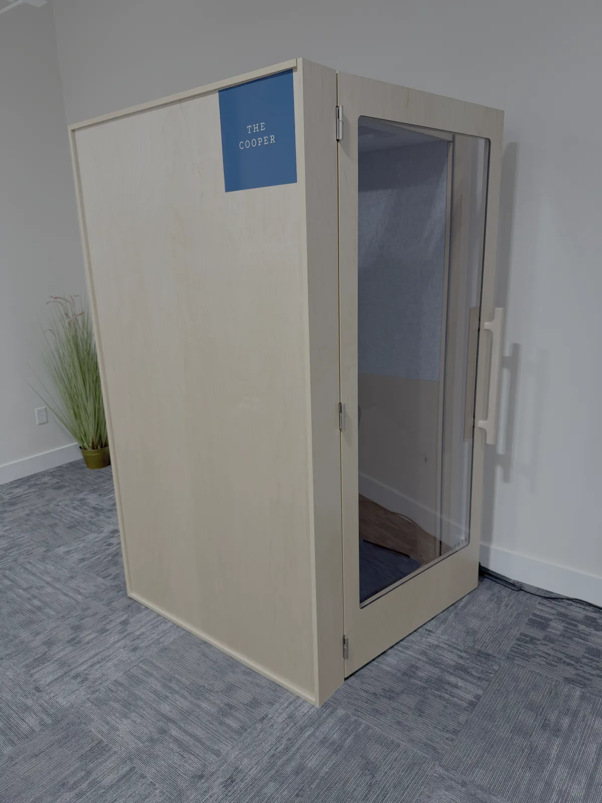 Sound proof phone booth