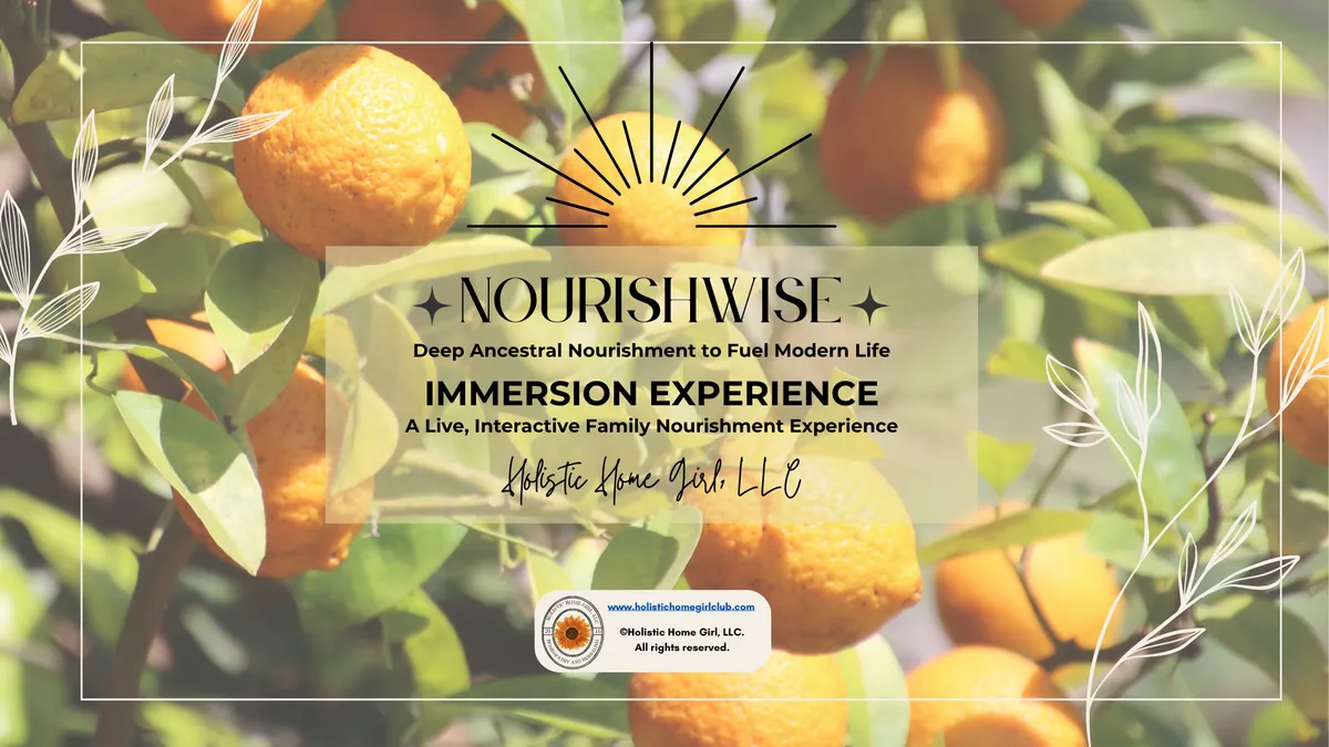 A lemon tree- a course on Nourishment and Cell Salts 