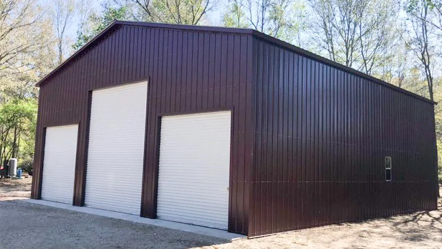Custom steel warehouse built by MW Probuild in Burlington