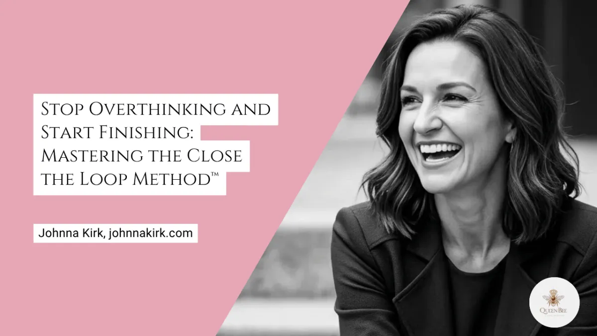 Stop overthinking blog post thumbnail