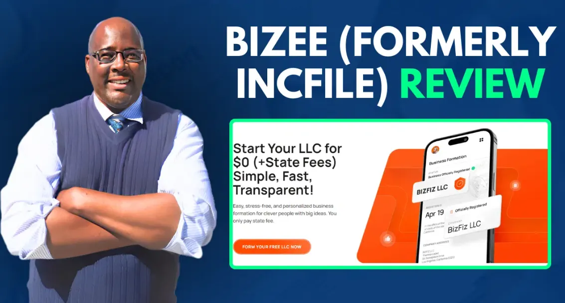 Bizee formerly Incfile LLC review – free LLC formation service packages and pricing overview
