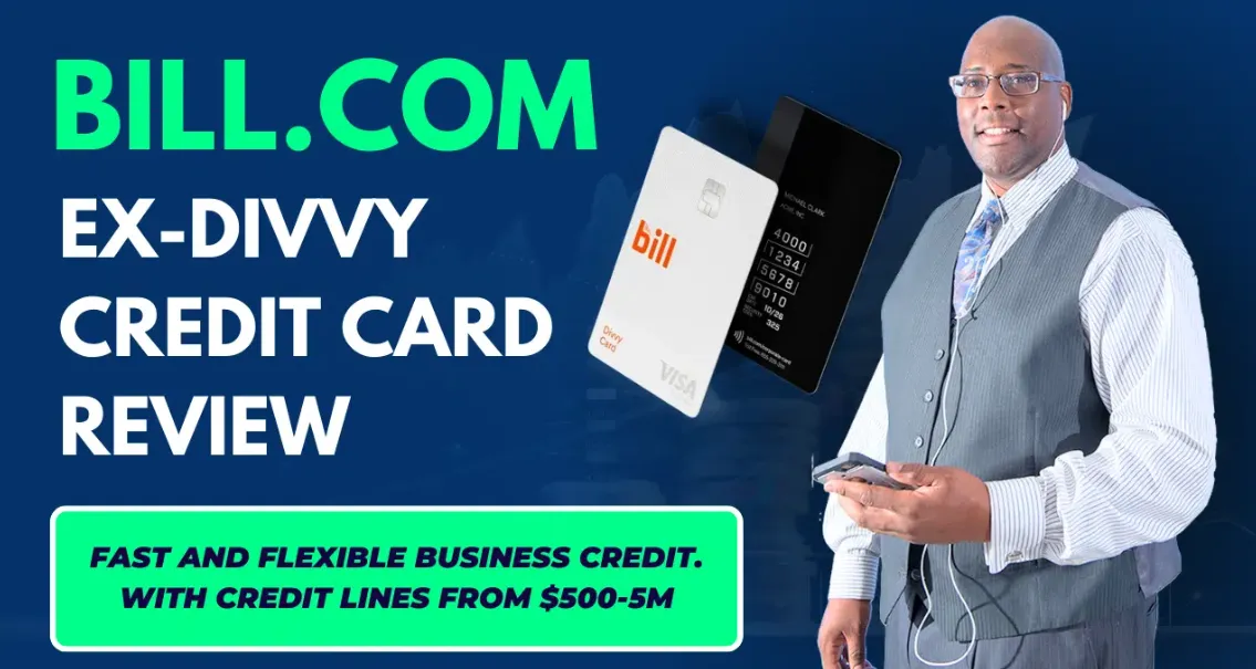 Bill.com Spend and Expense corporate card review showing features, rewards, and comparison with other business credit cards