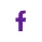 white and purple facebook logo