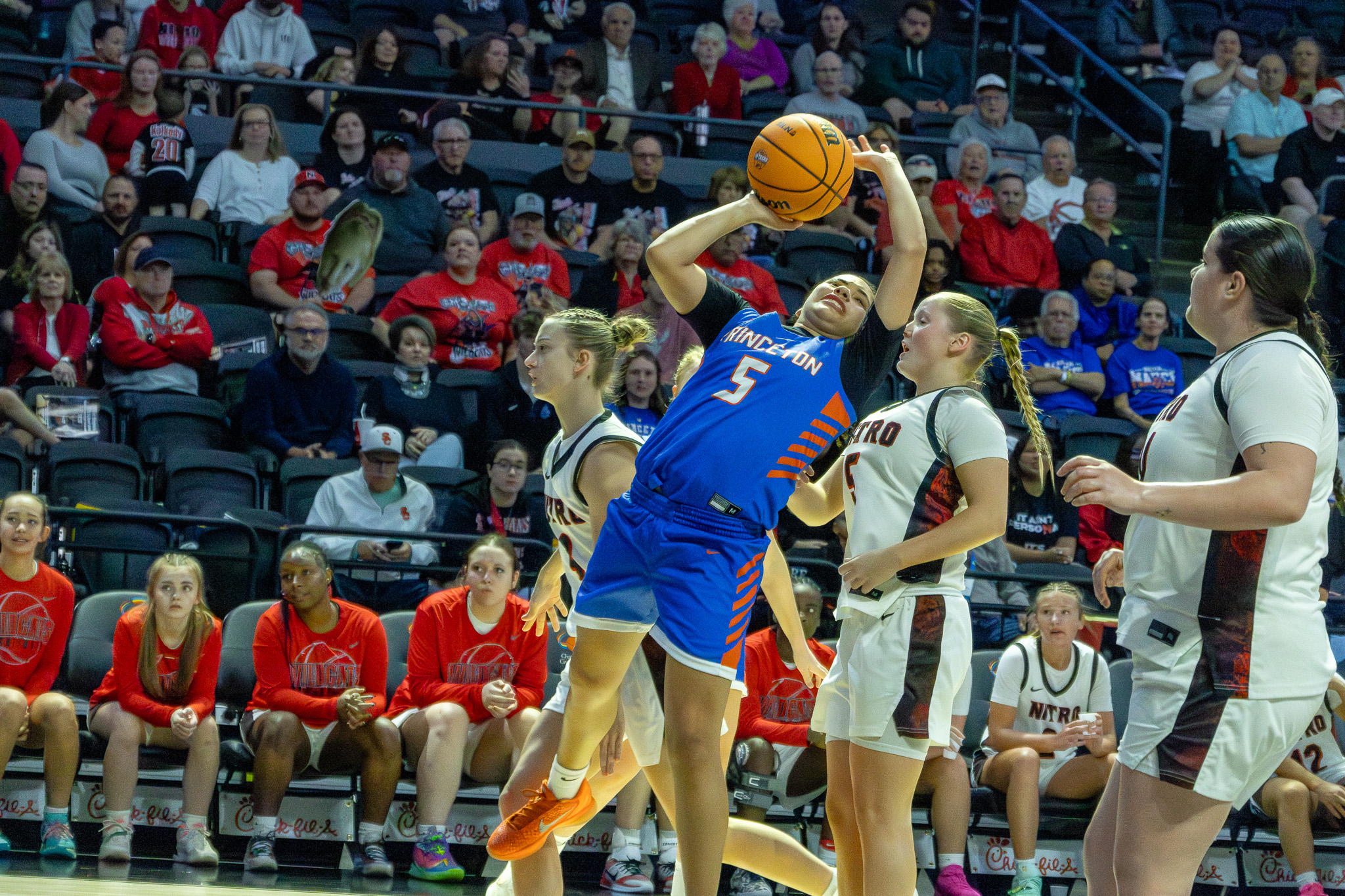 Girls State Tournament: Slow start hampers Princeton in loss to Nitro