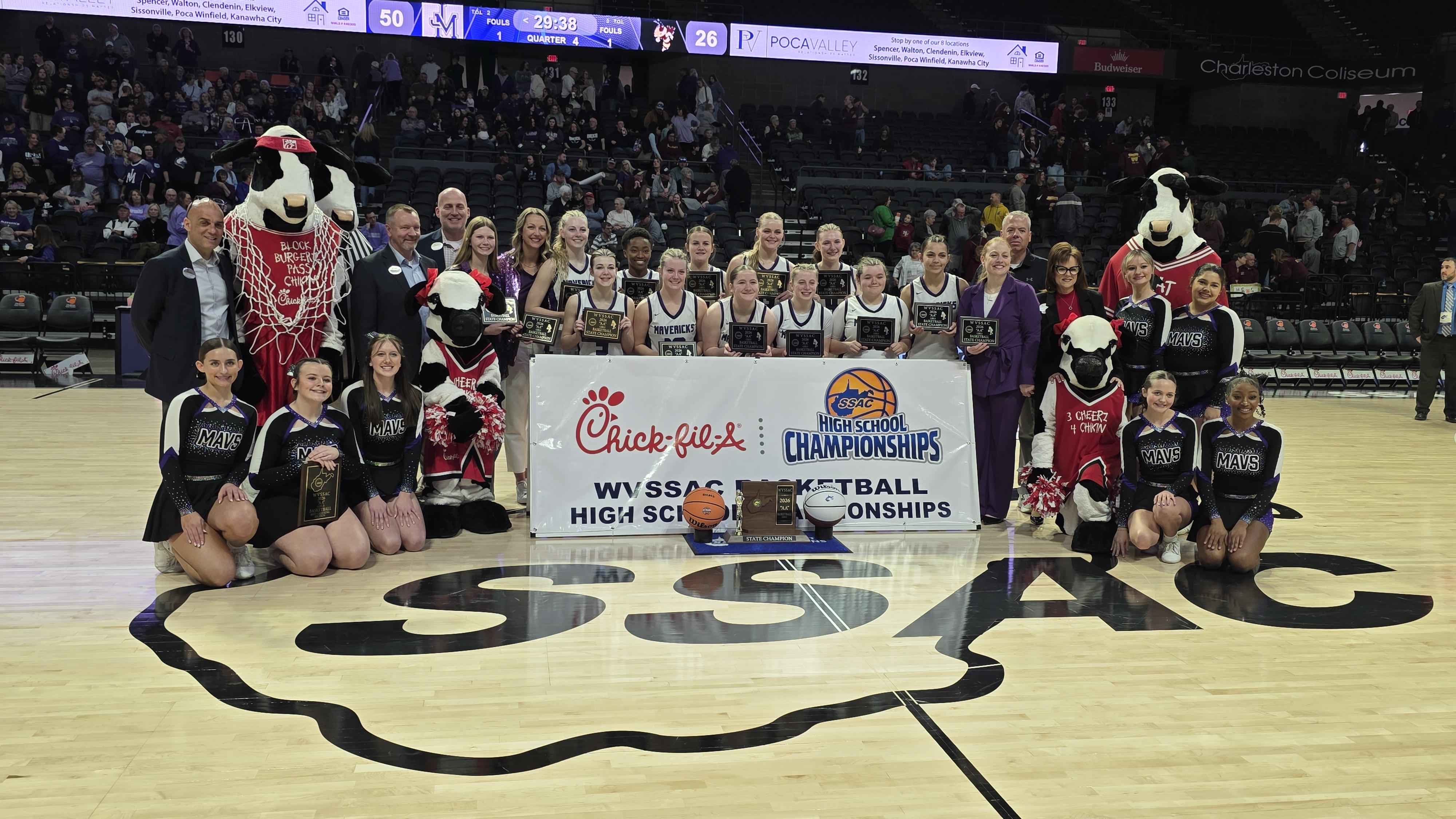 Girls State Basketball Tournament: James Monroe leaves no doubt in AA State Champiosnhip win over Williamstown