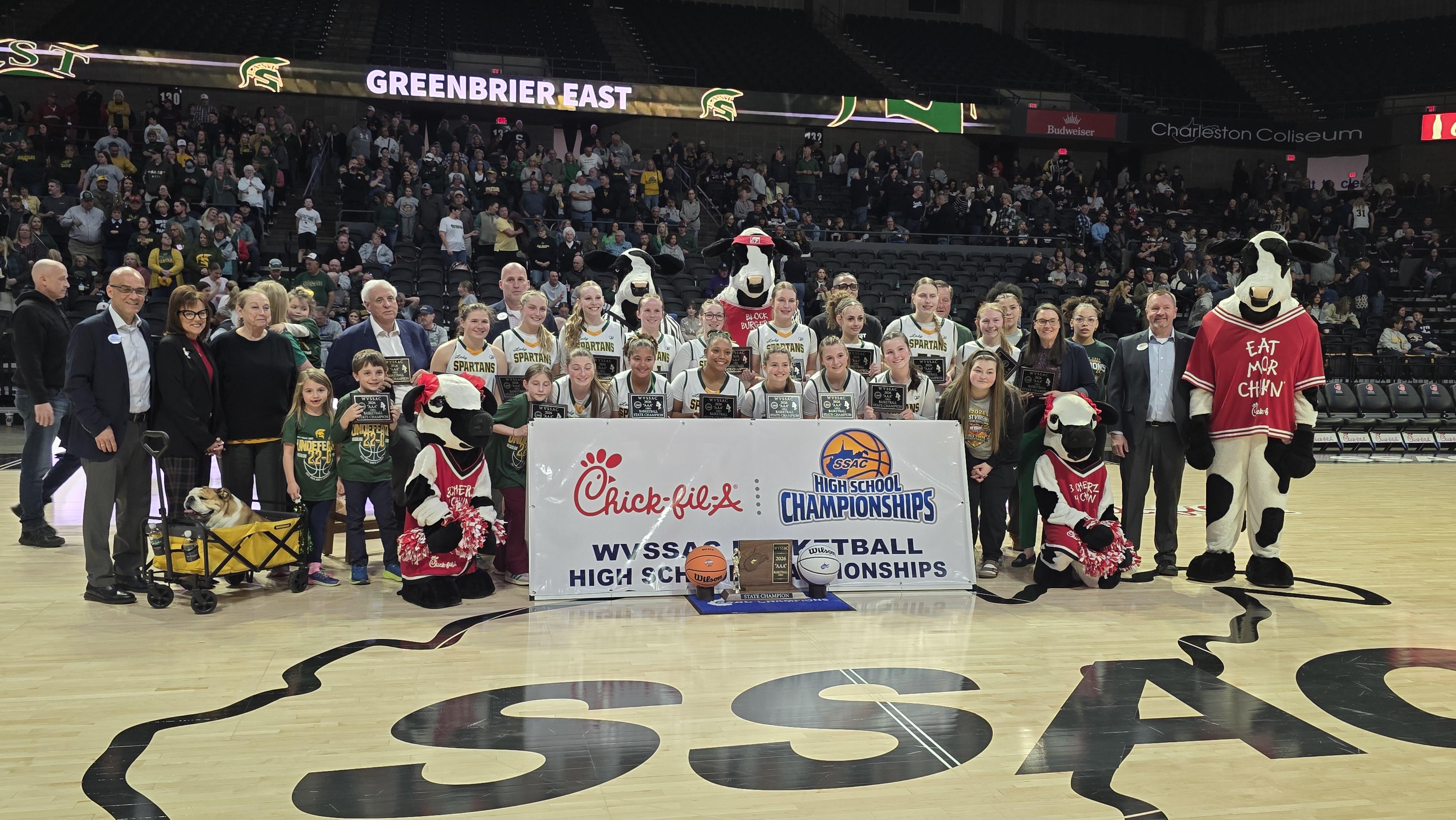 Girls State Basketball Tournament: Greenbrier East holds off East Fairmiont for AAA crown