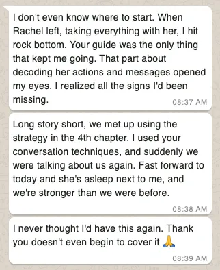 before and after breakup success story