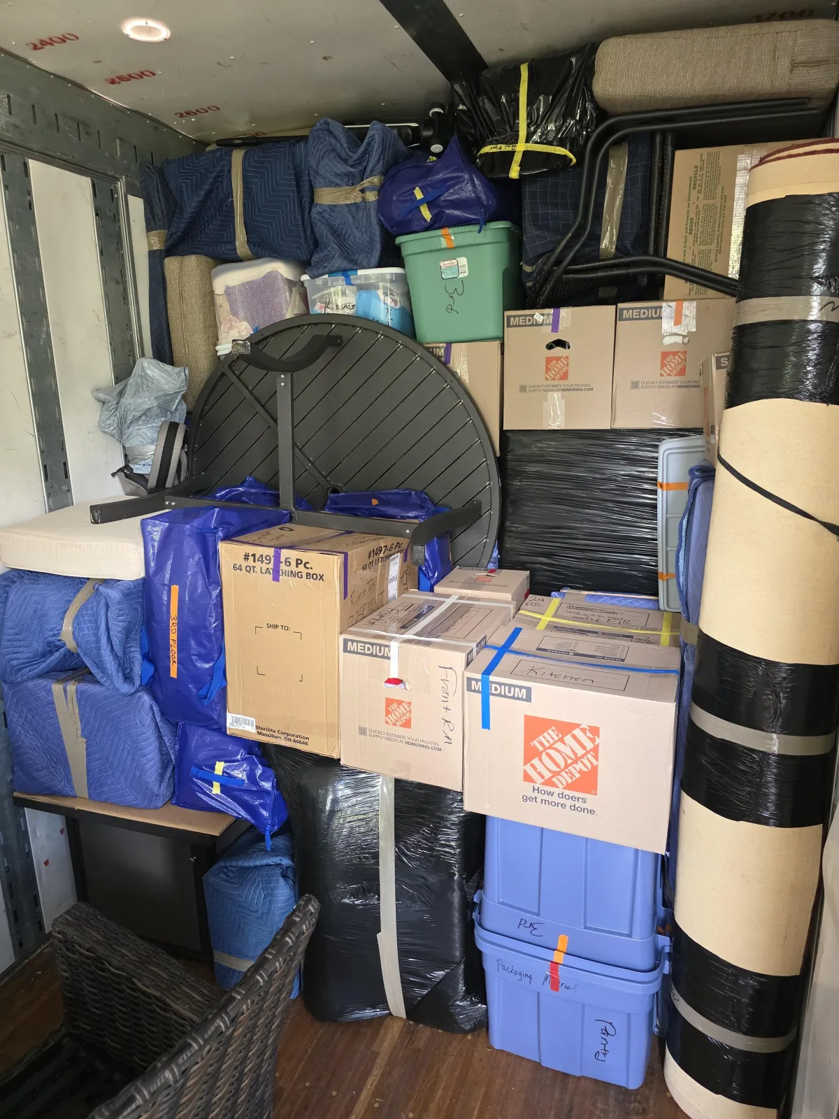 Waymaker moving loaded truck