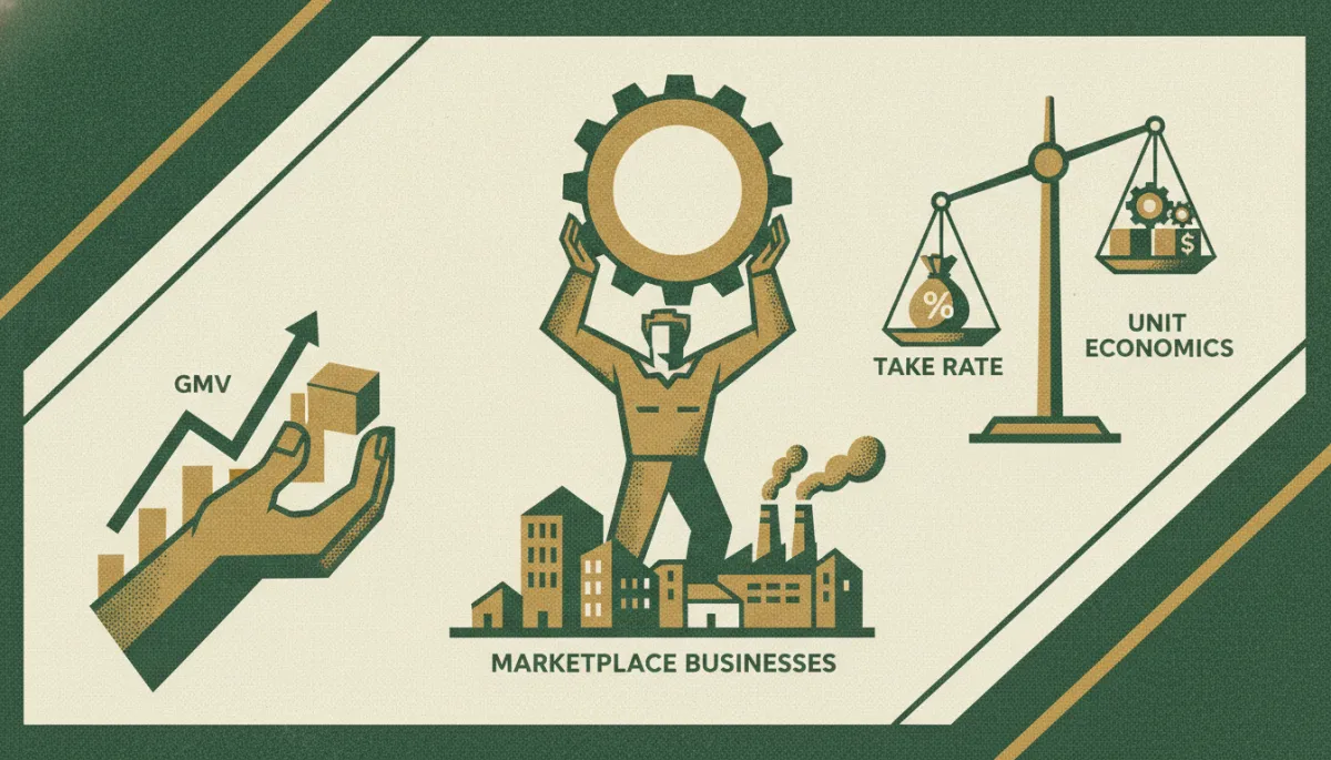 Marketplace Businesses: Take Rate, GMV, and Unit Economics