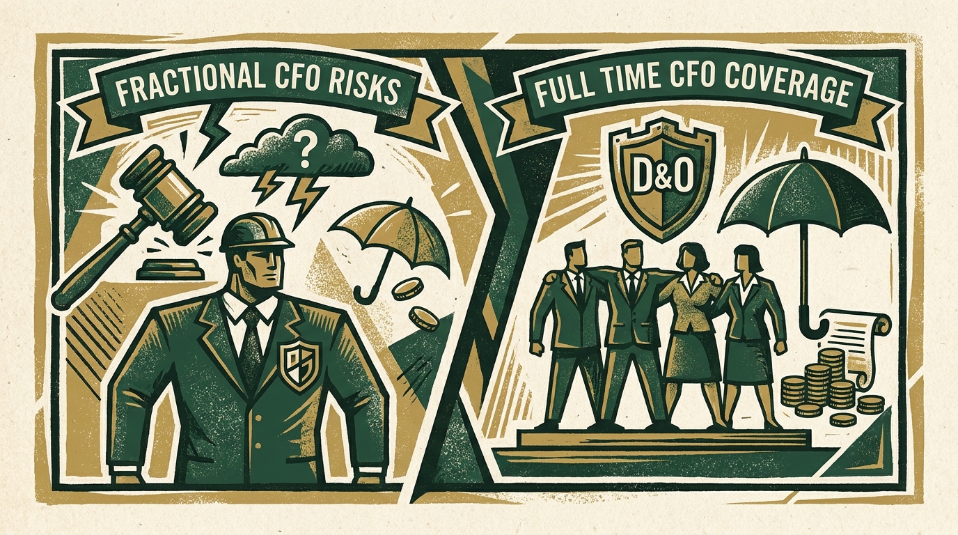 The Hidden Legal Risks: D&O Insurance for Fractional vs Full Time CFOs