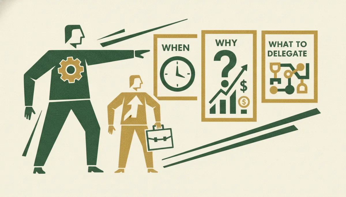 Woodcut illustration for Hiring Your First FP&A Analyst: When, Why, and What to Delegate.