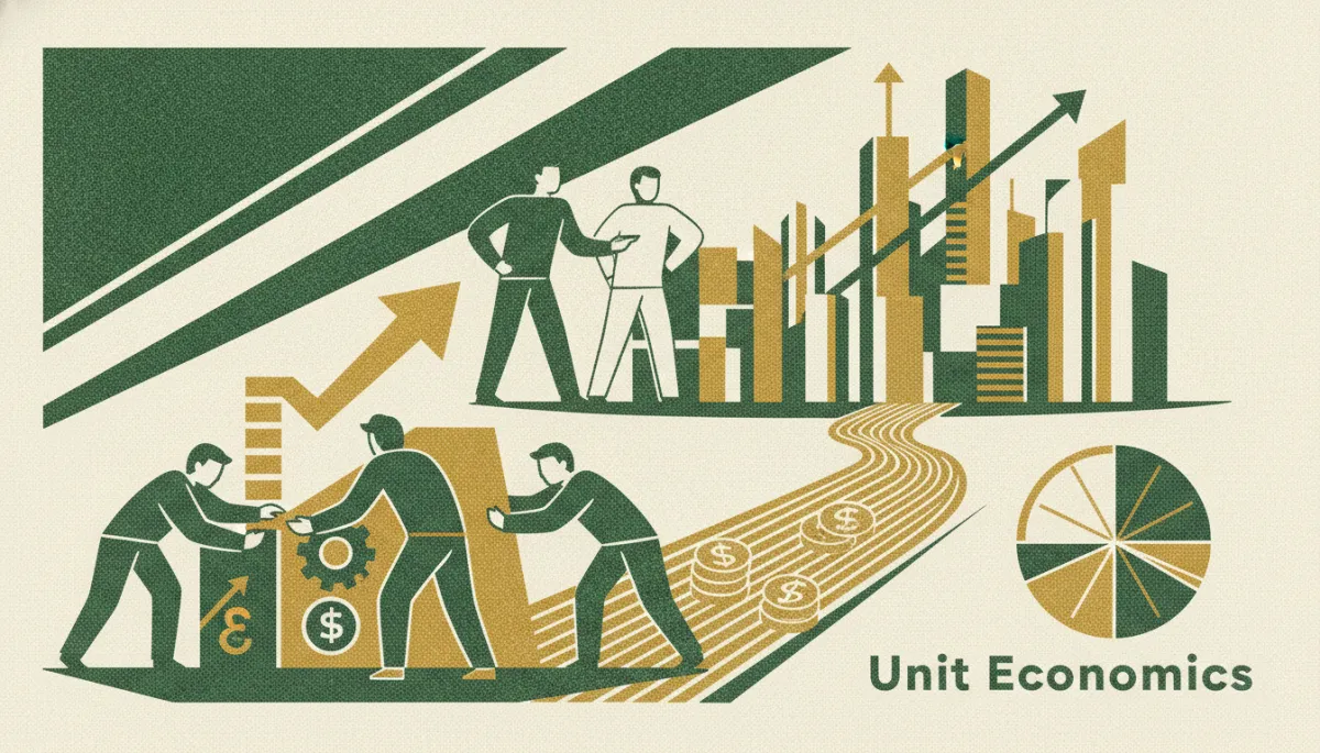 Woodcut illustration for Contribution Margin First: Building a 2026 Plan Around Real Unit Economics.