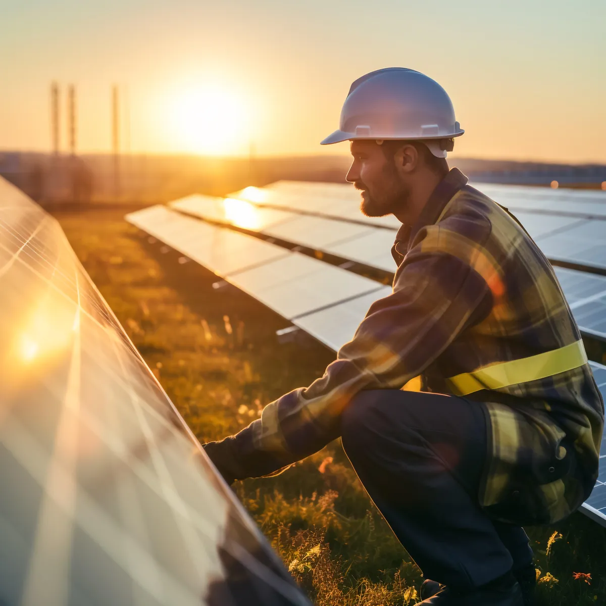 Installation de panneaux solaires professionnels