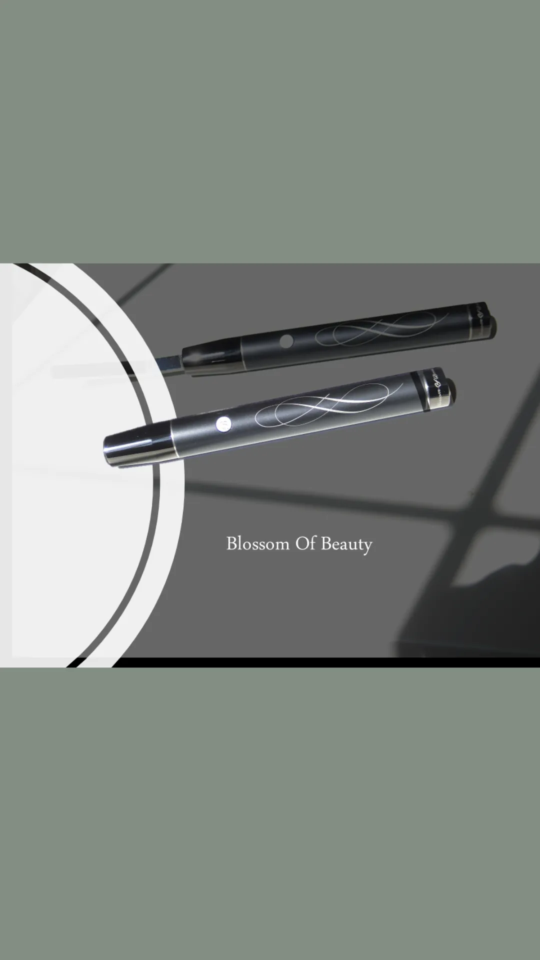 Beauty Riser Professional grade precision device placed on dark matte pedestal