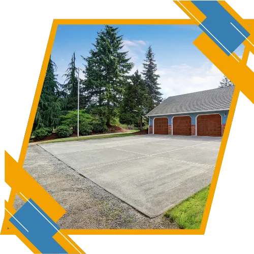Concrete driveway installation completed in Lumberton, NC 