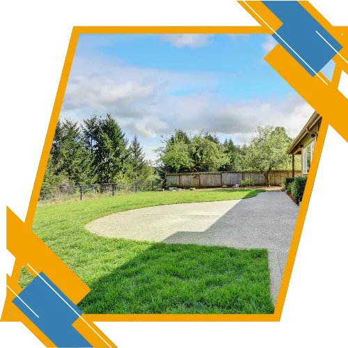 New concrete patio built for outdoor living in Sanford, NC