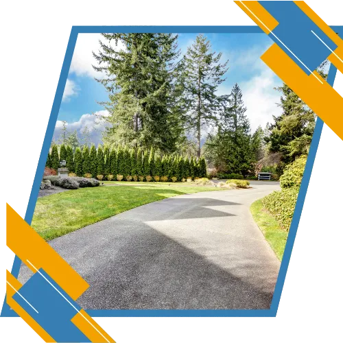 Smooth concrete walkway improving access around a Sanford home