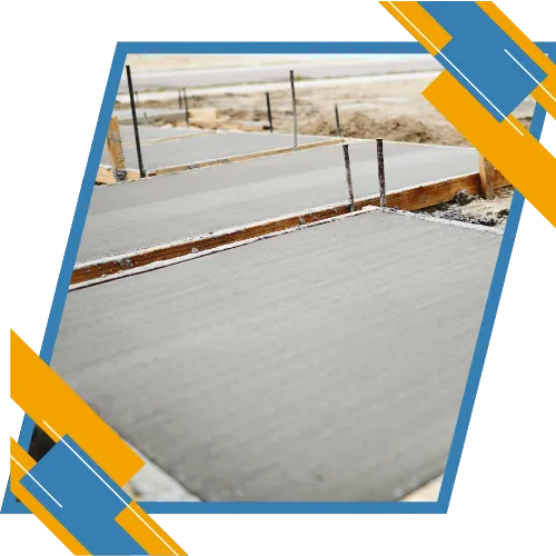 Concrete foundation slab in Lumberton prepared for lasting support