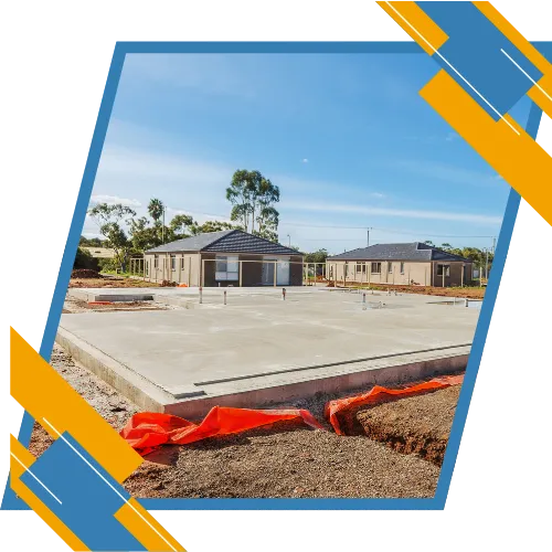 Concrete pad installation in Fayetteville for outdoor home use