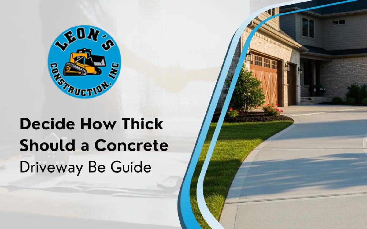 Decide How Thick Should a Concrete Driveway Be Guide