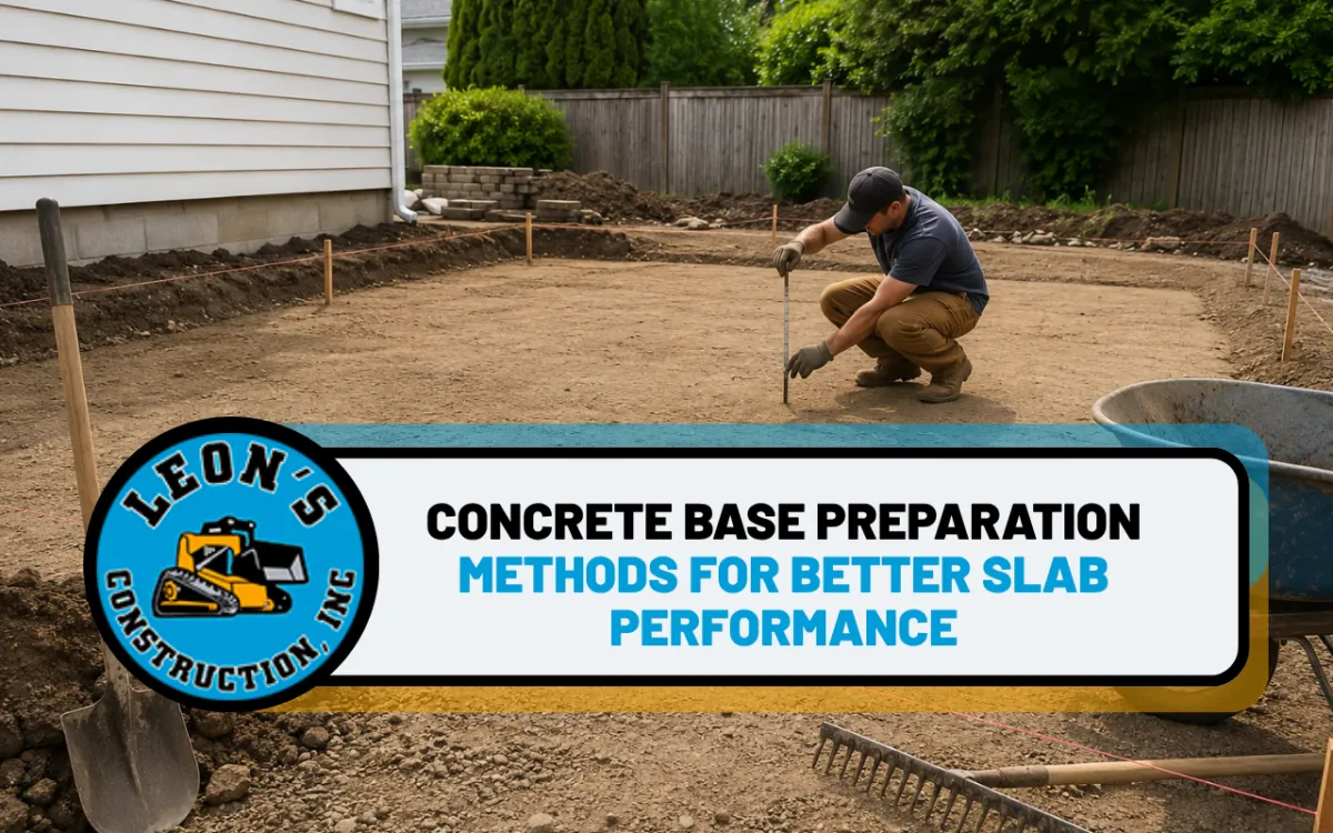 Concrete Base Preparation for Stronger Slabs