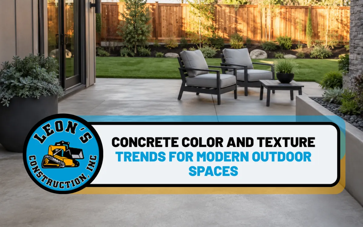 Concrete Color and Texture Trends for Modern Homes