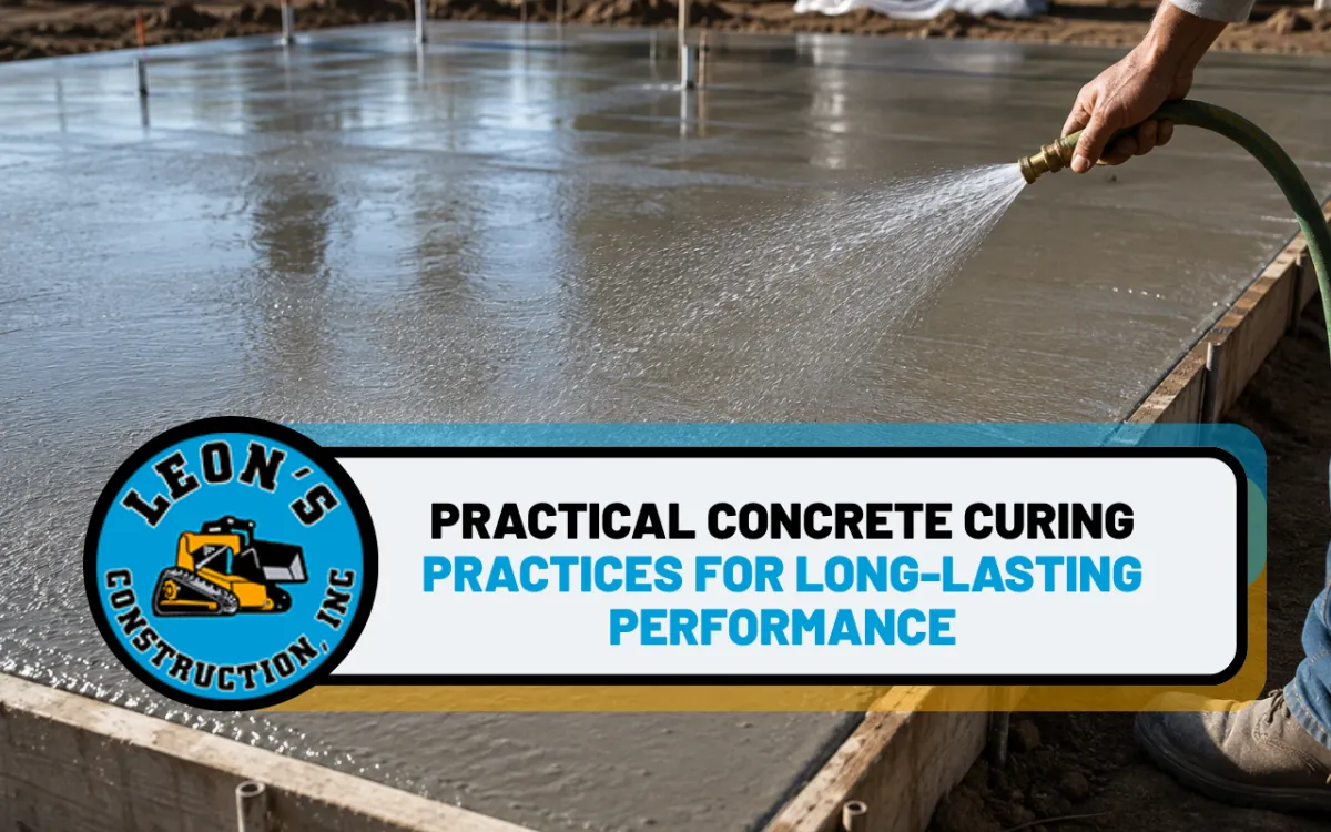 Practical Concrete Curing Practices for Long-Lasting Performance