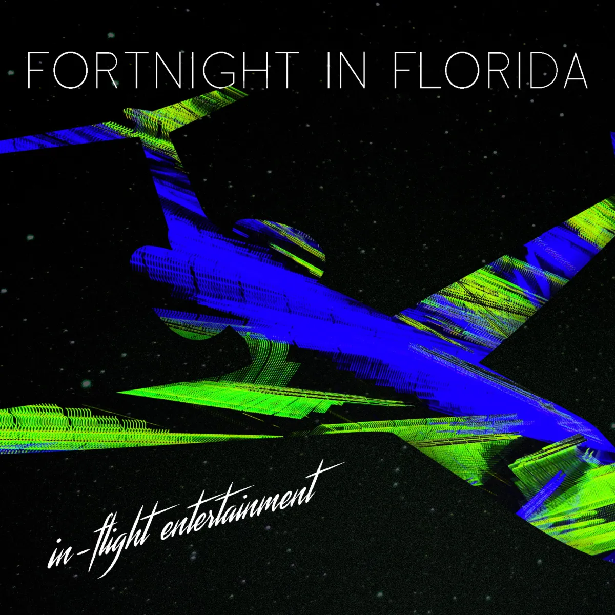 'in-flight entertainment' streaming edition by Fortnight in Florida — moody synth-pop single available to stream on all major platforms: Spotify, Apple Music, YouTube, Deezer, Amazon Music, SoundCloud, and TIDAL