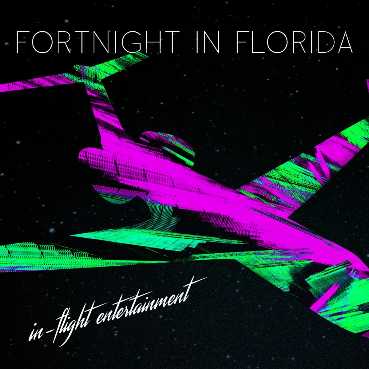 'in-flight entertainment' special  edition digital album by Fortnight in Florida — moody synth-pop single available to stream on all major platforms: Spotify, Apple Music, YouTube, Deezer, Amazon Music, SoundCloud, and TIDAL