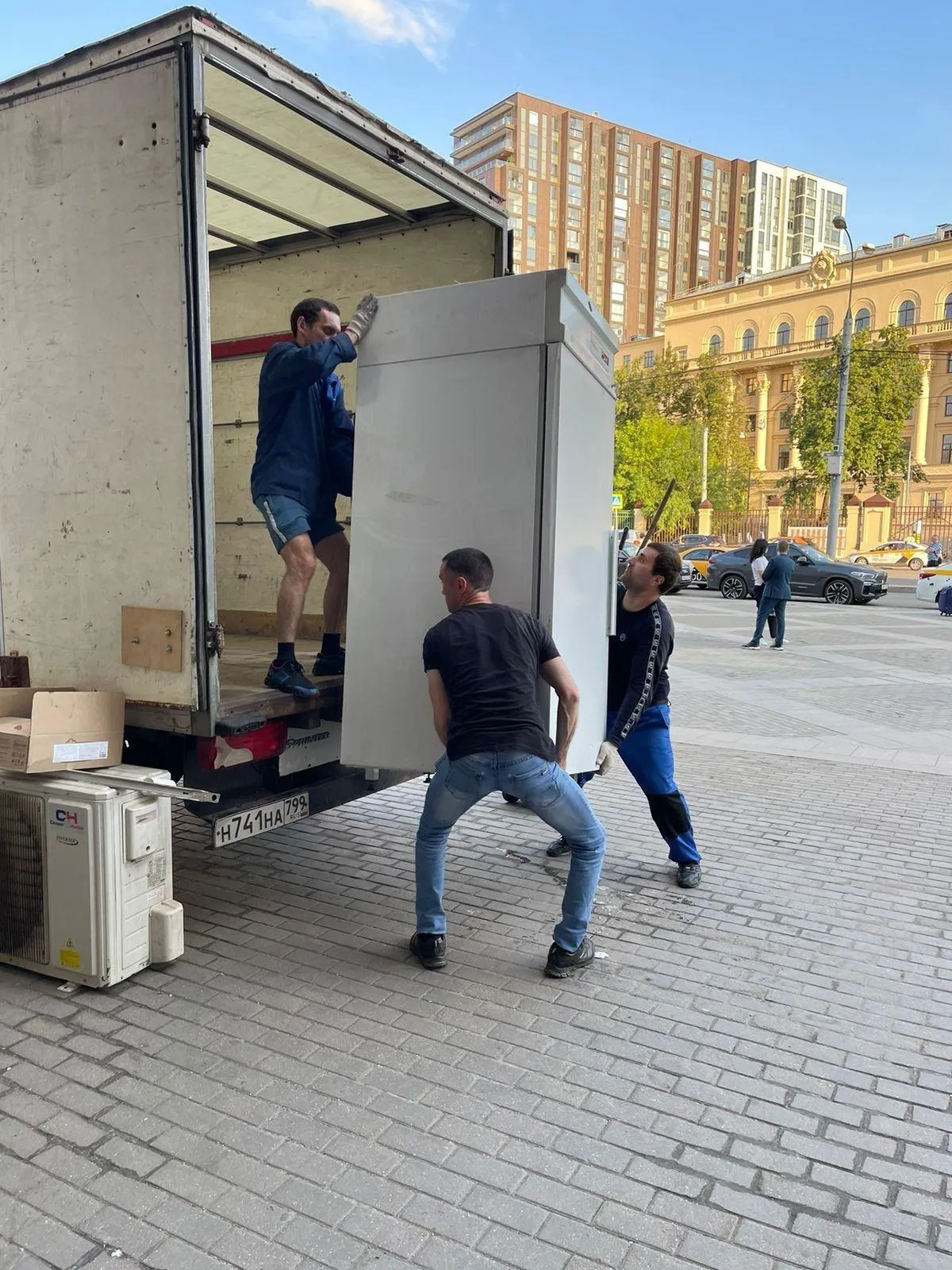 a room with a desk and a chair in it
