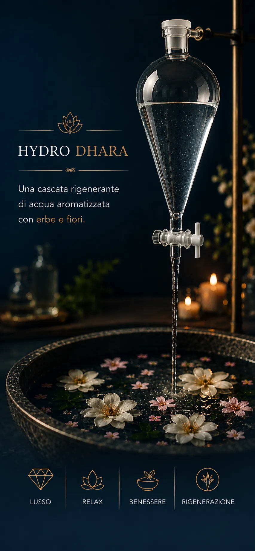 Soft-focus ritual therapy with vapor