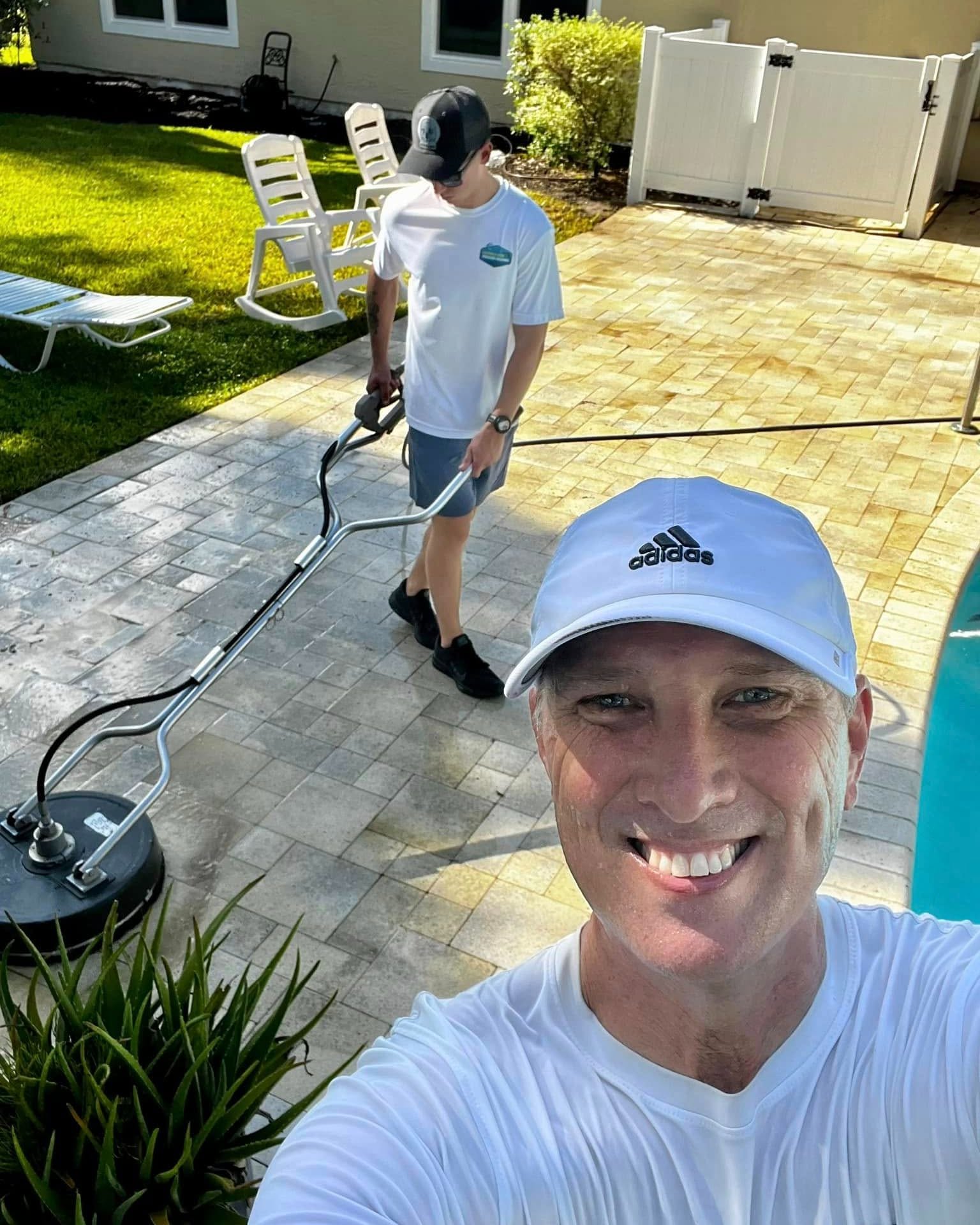 Father and son team from Father & Son Power Washing