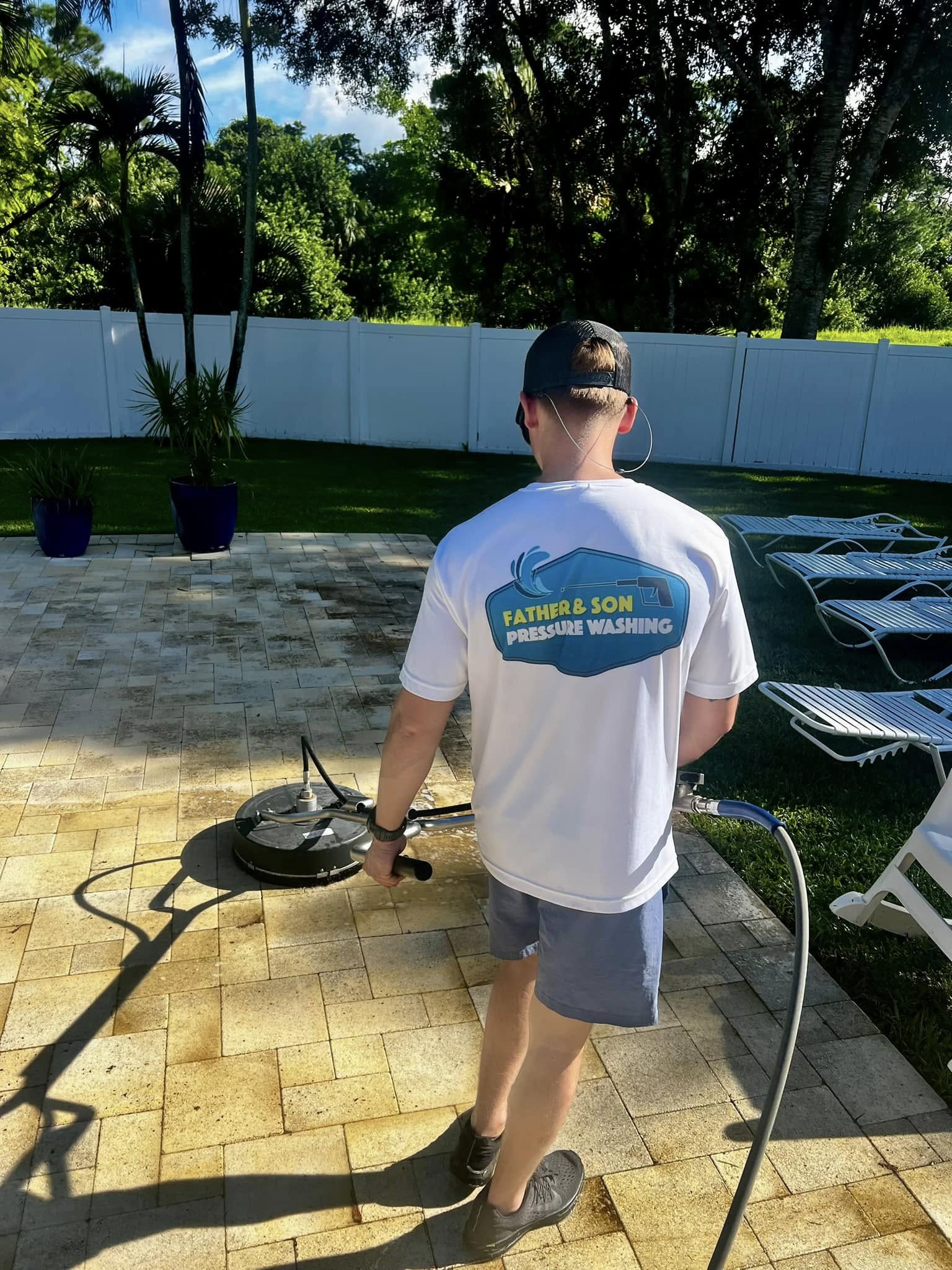 Father and son team from Father & Son Power Washing