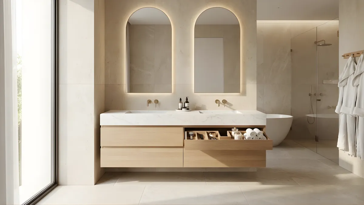 custom bathroom vanities