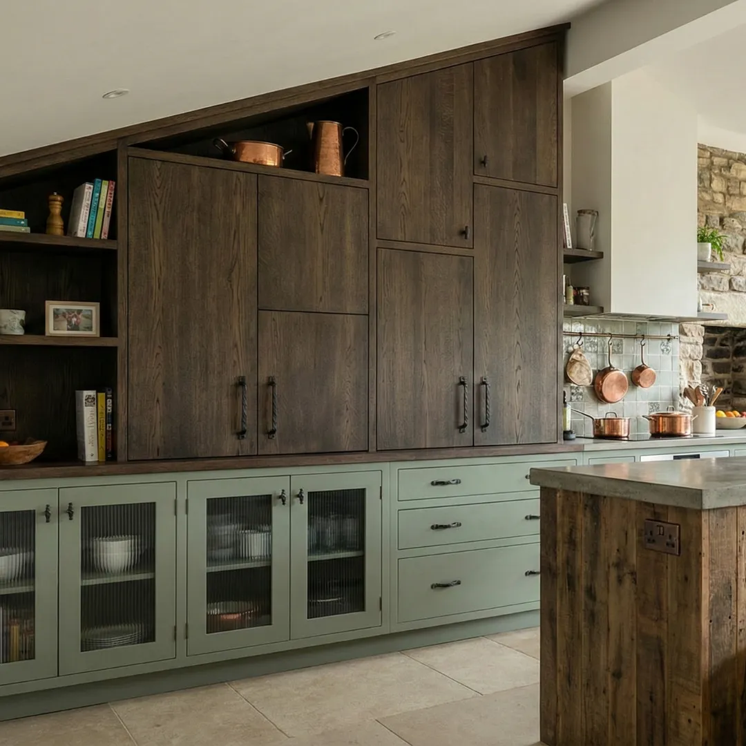 Custom layout cabinets